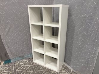 IKEA Kallax 8 Shelf Cube Organizer in White