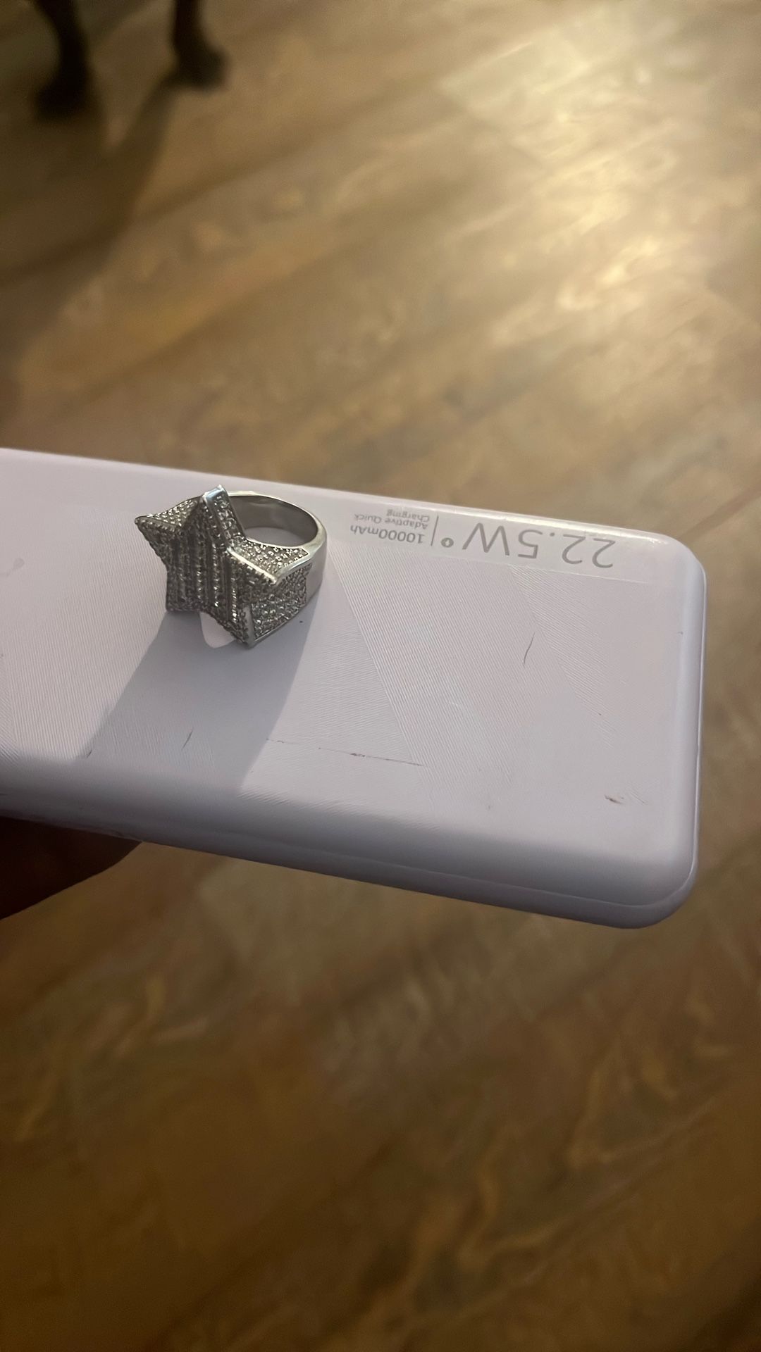 Moissanite Star Ring