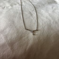 Diamond Zodiac (cancer) Necklace