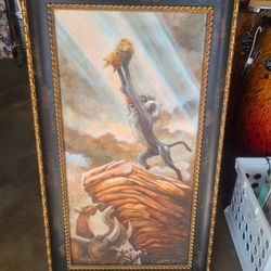 Original Disney Painting - A King Is Born