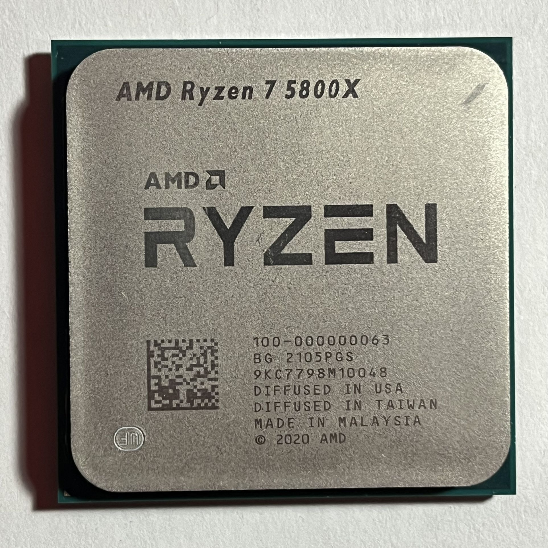 AMD Ryzen 7 5800X 8-core, 16-Thread CPU for Sale in Buena Park, CA ...