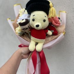 Graduation Crochet Bouquet