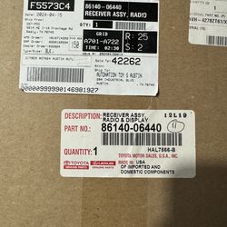 Camry radio receiver 2018-2019