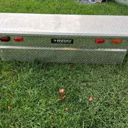 Husky Heavy Duty Aluminum Truck Tool Box In Great Condition 