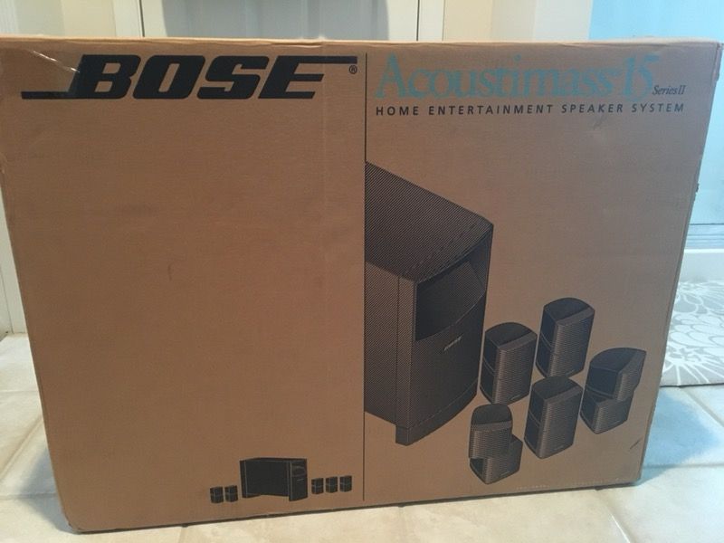 Bose Acoustimass speaker System 6.1 with brackets and wiring wall plates
