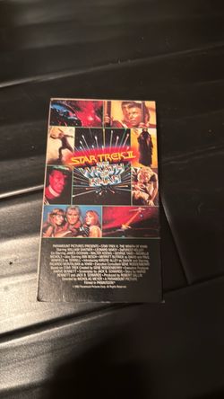 Star Trek II: The Wrath of Khan VHS