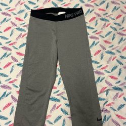 Nike Gray Athletic Capris
