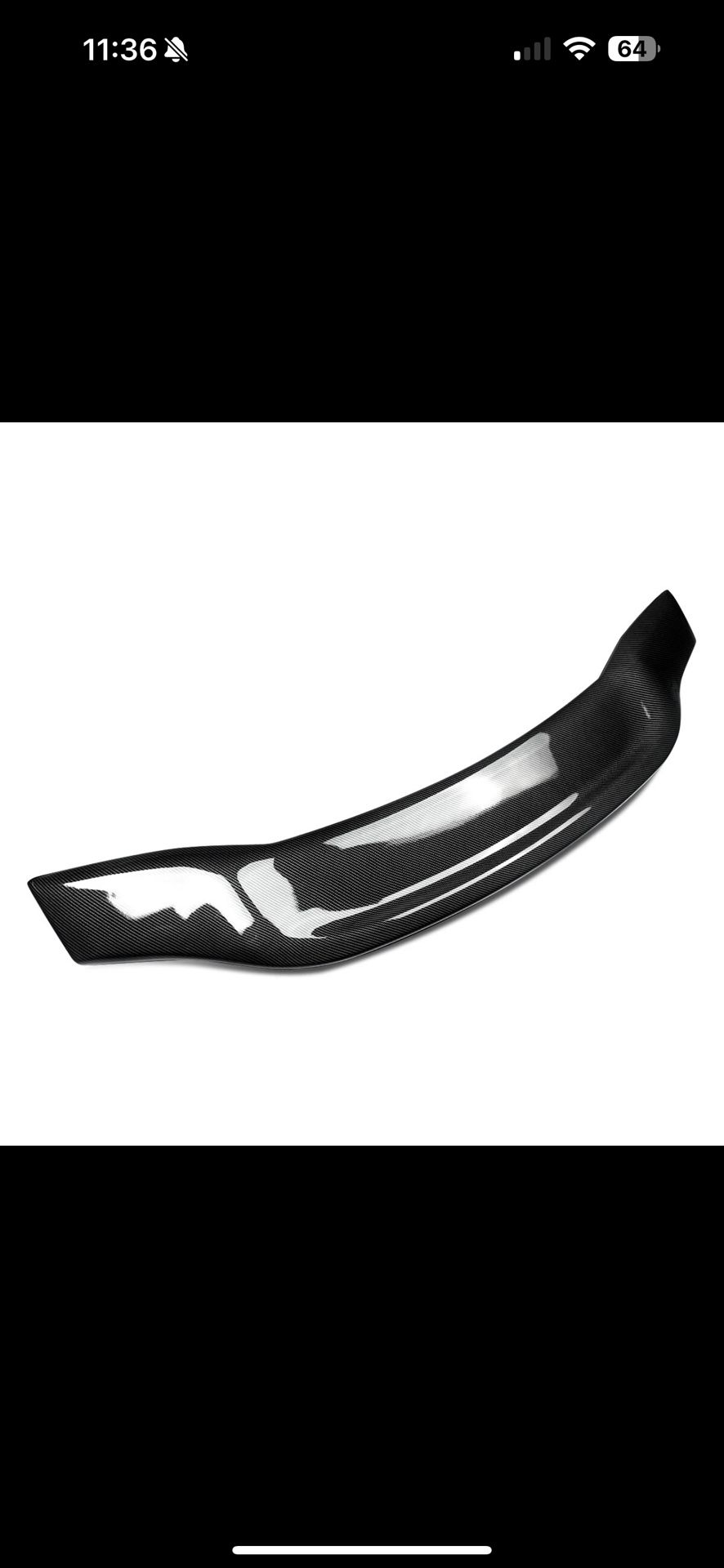 Abs Carbon Spoiler For W212 E550 ,e350
