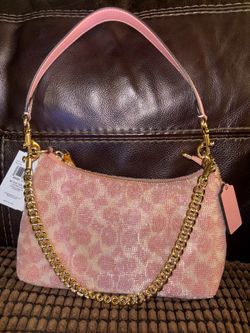 COACH Teri Shoulder Bag Pink/Gold