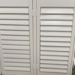 3.5” Slat White Plantation Shutters 