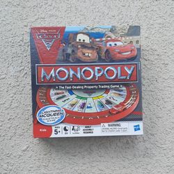 Monopoly Disney Cars Complete Set
