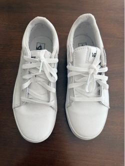 Vans Seldan Classic White Leather Low-Top Sneakers