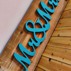 Mr&Mrs Sign 