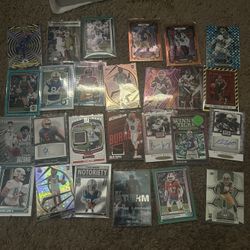 Football Card Lot (read Description)