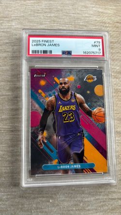 LeBron James 2025 Topps Finest #79 PSA 9 Mint