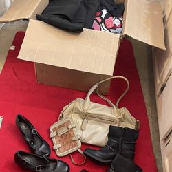 Lots used woman Clothes some new size  M , L ,XL , bag , Shoes 8,5 Excellent condition