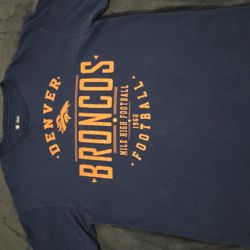 NFL Team Apparel Denver Broncos Throwback Shirt