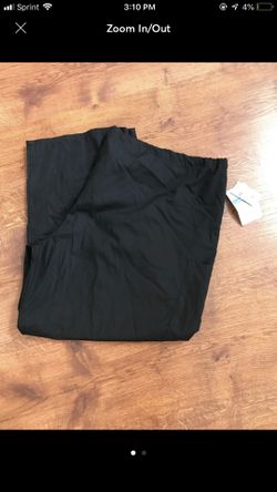 Black unisex scrub pants sz 5xl