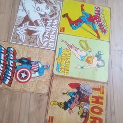 5 Metal Signs Like New I had them stored...