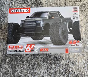 ARRMA 1/7 BIG ROCK 6S 4X4 RTR Brushless Monster Truck, Gun Metal