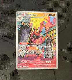 Pokémon TCG: Conkeldurr 127/086 Black Bolt Illustration Rare Holo *NM*