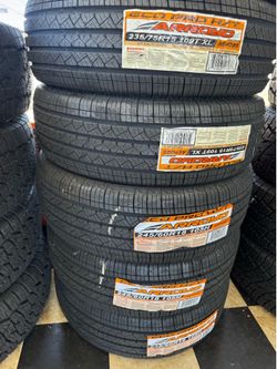 ✔️✅245/60/18 vendo set de llantas nuevas Arroyo