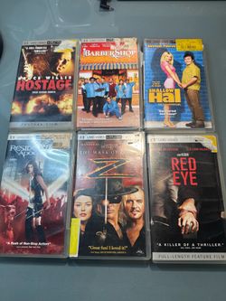 UMD Movies for PSP 6-Movie Lot