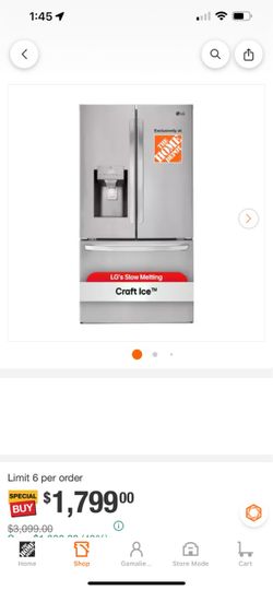 LG 36” French Door refrigerator
