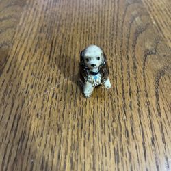 Vintage Hagen Renaker Cocker Spaniel Mama Dog Miniature Figurine Lady And The Tramp.  Size 1 1/2 Inches Tall.  Preowned 