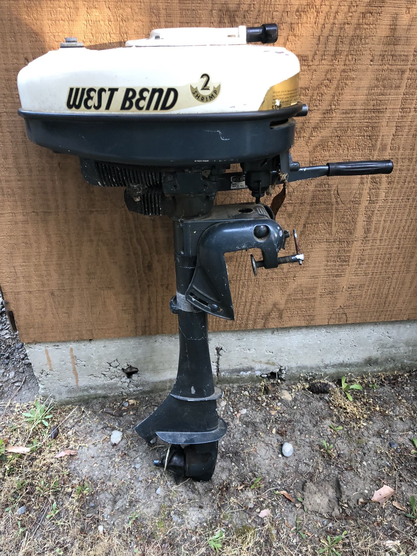 Vintage West Bend 2 HP Outboard Motor