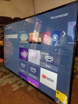 50 in roku smart tv 4k great condition like new less than 3 months old great quality pic no scratch