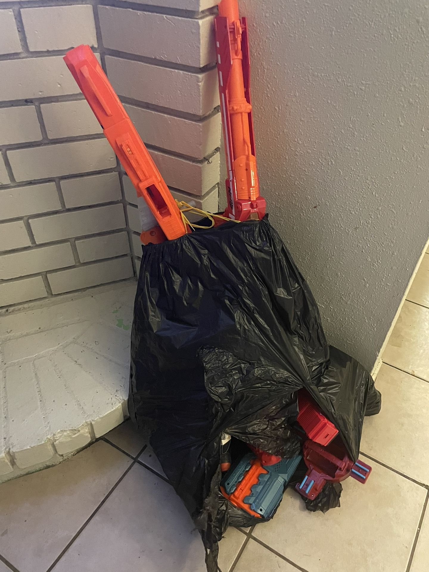 Free Huge Bag Of Nerf Guns And Toys