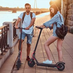 Hiboy S2 Basic Foldable Electric Scooter – 350W Motor, Up To 19 Mph & 17-Mile Range, 8.5" Solid Honeycomb Tires (S2)