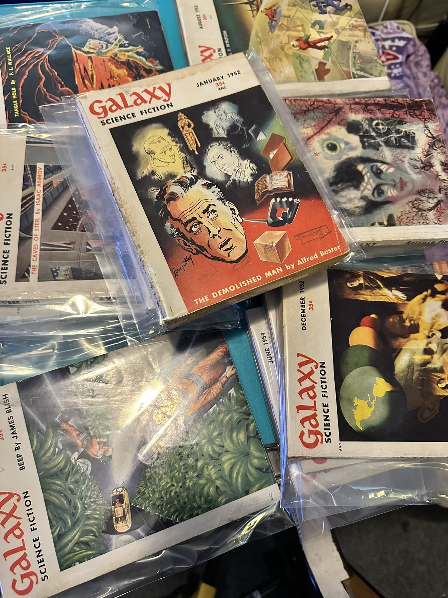 1950’s Vintage Galaxy Science Fiction Magazines Rare