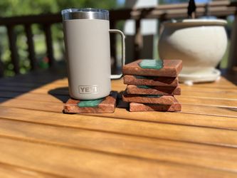 Wood And Epoxy Coasters