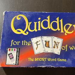 Quiddler Card Game