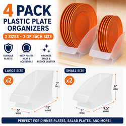 Set of 4 Plate Organizers