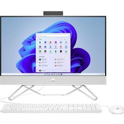 Touchscreen 24" HP All In One PC Intel 11th Gen 8x Core CPU 16GB RAM 512GB SSD Webcam 1080P FHD LCD Wi-Fi & BT Wireless Windows 11