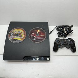 Ps3 Slim With 2 Games - $70