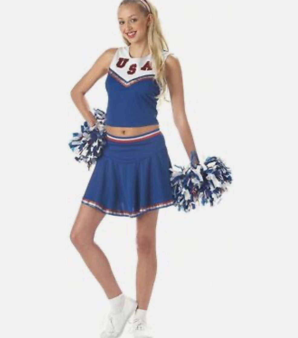 Adult Patriotic Cheerleader