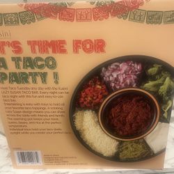 Brand New Lazy Susan Taco Bar 