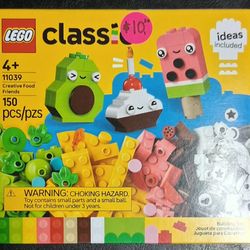 LEGO Classic Creative Food Friends Building Toy, Pretend Play Food 11039