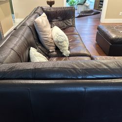 Leather Sectional