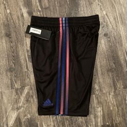 NWT Adidas 3 Stripe tie dye shorts. Youth 10/12
