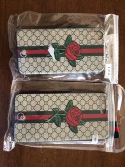 iPhone X & iPhone 7Plus & iPhone 8 Plus (Girl Rose Pattern)