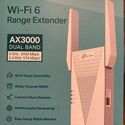 TP-LINK WI-FI Range Extender AX3000 Dual Band - WiFi 6 - RE715X