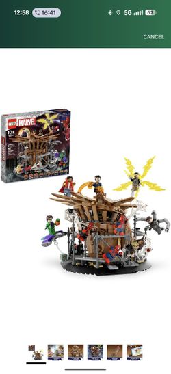 Lego Marvel Spider Man Final Battle 76261 ( Retired Soon)