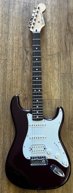 FENDER STANDARD HSS STRATOCASTER (MIM) MIDNIGHT WINE 2007