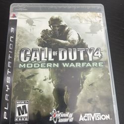 Call of Duty 4: Modern Warfare (Sony PlayStation 3, 2007) 