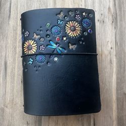 Trifold Leather Travelers Notebook - A6 Pocket Size